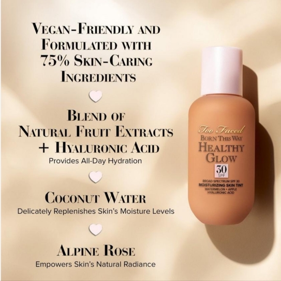 Too Faced Cloud Born This Way Healthy Glow SPF 30 Skin Tint Foundation - Picture 8 of 8